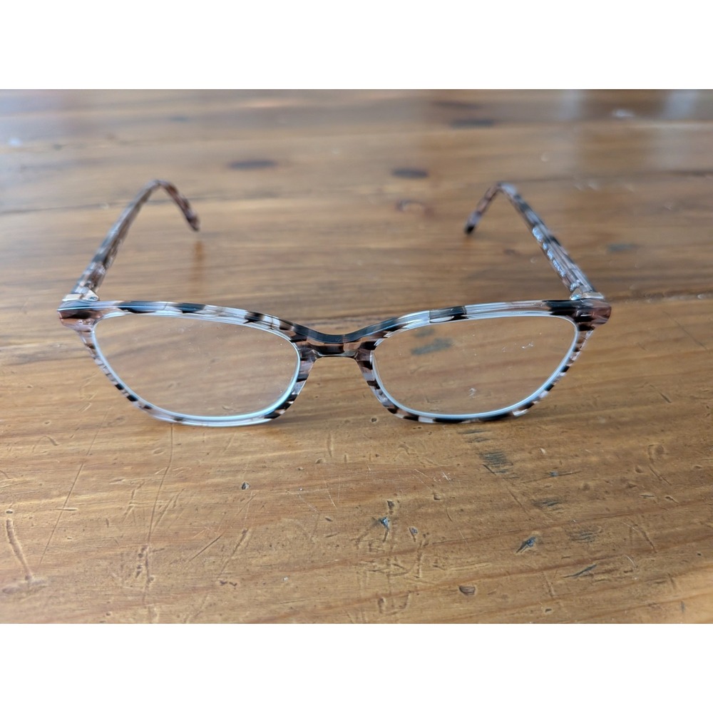 Kliik Denmark 787 S409 Pink Brown Horn Acetate Eyeglasses 49-16-135